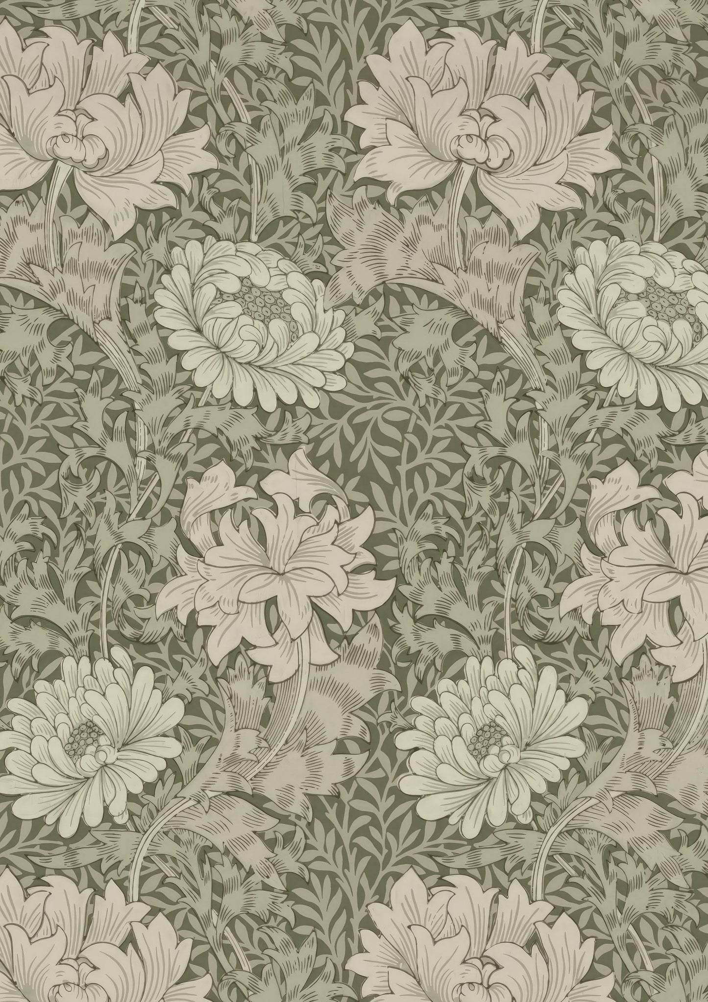 Honeysuckle Print, William Morris Style Wall Art