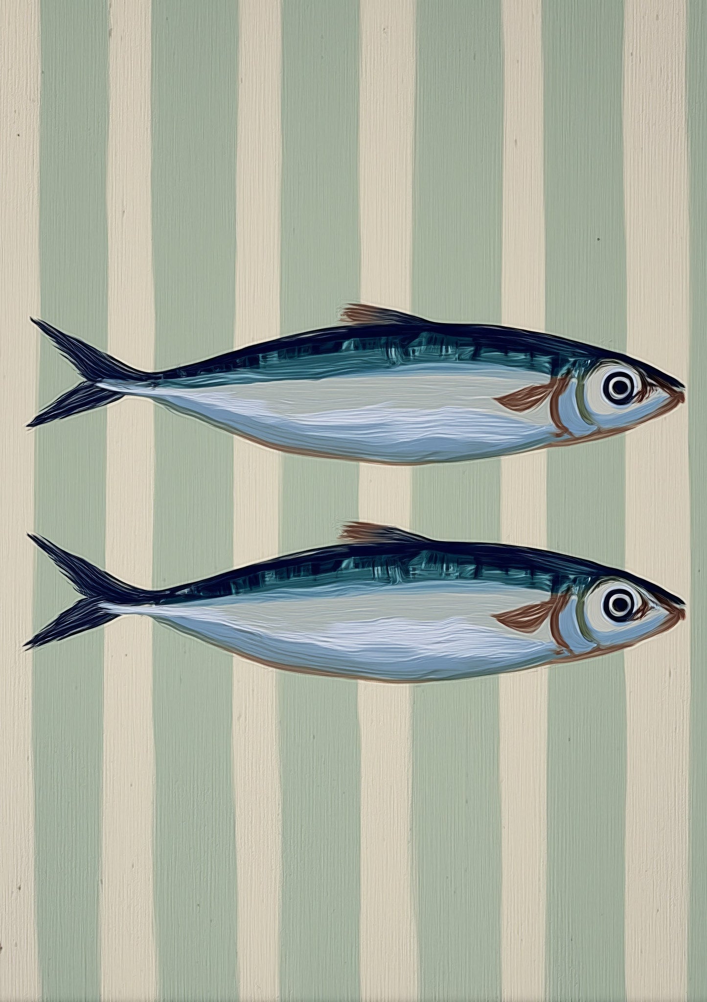 Sardines Print, Kitchen Food Wall Art