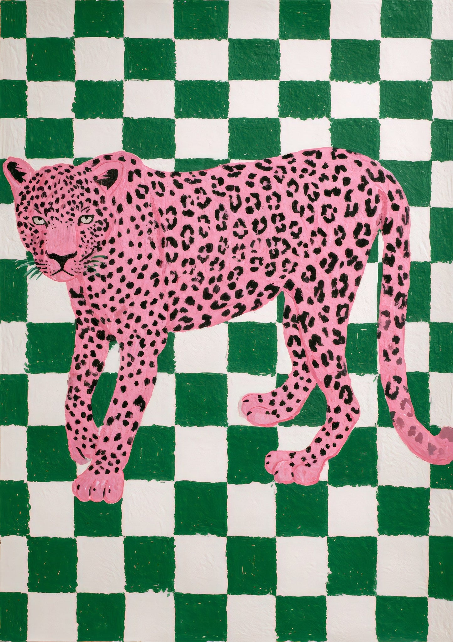 Pink Leopard Print, Dopamine Wall Art