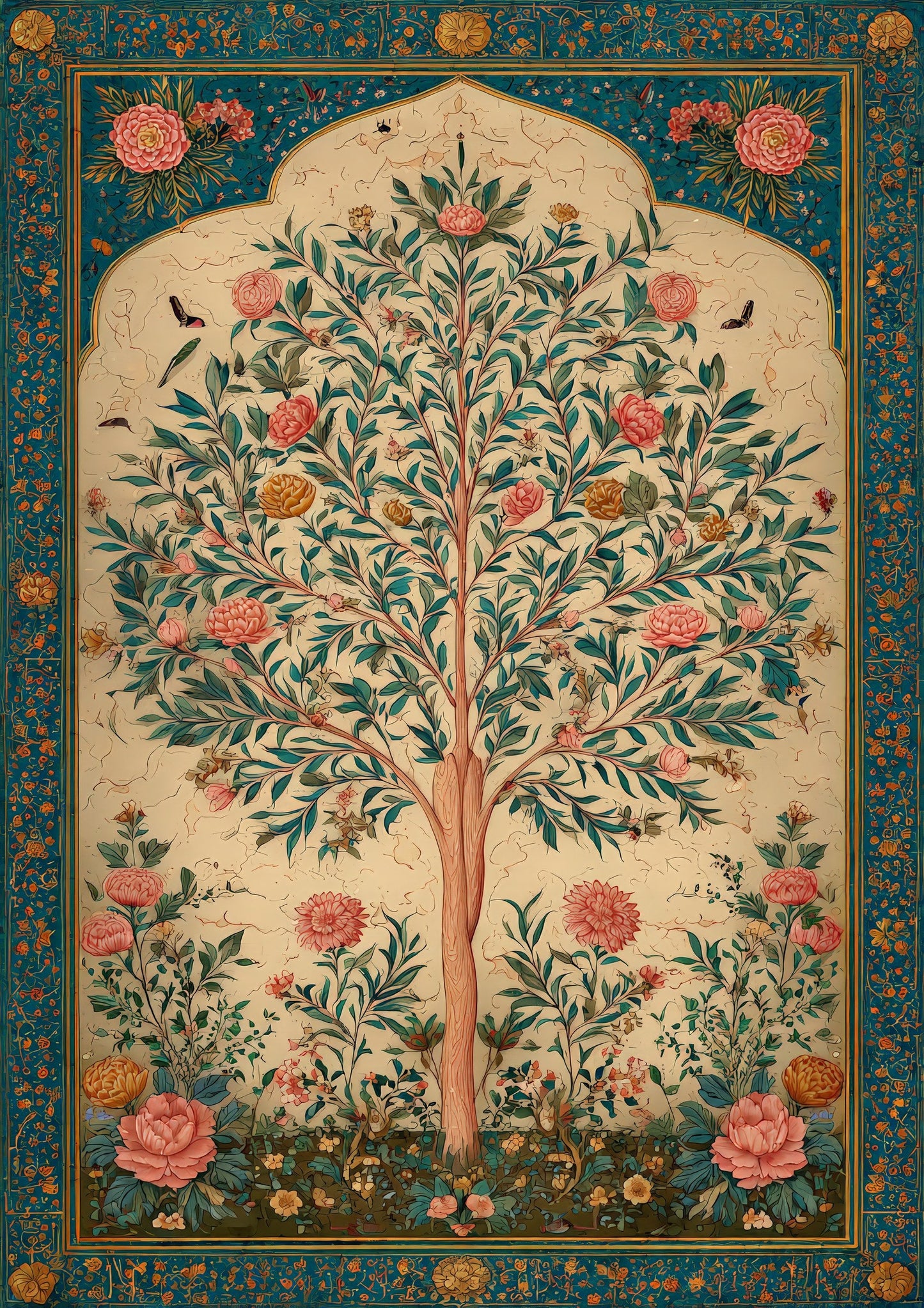 Tree of Life Tapestry Print, Heritage Wall Art