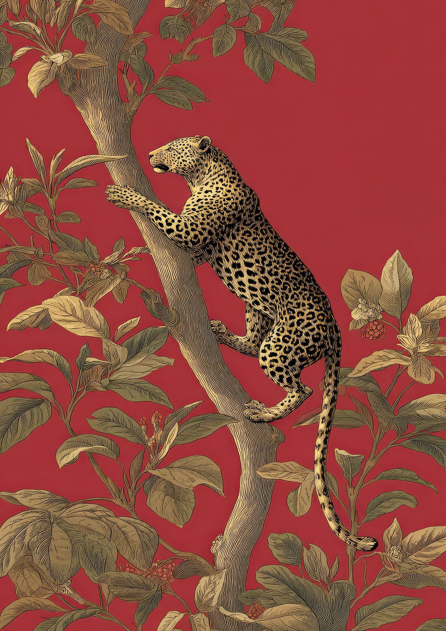 Peacock Print, Chinoiserie Wall Art