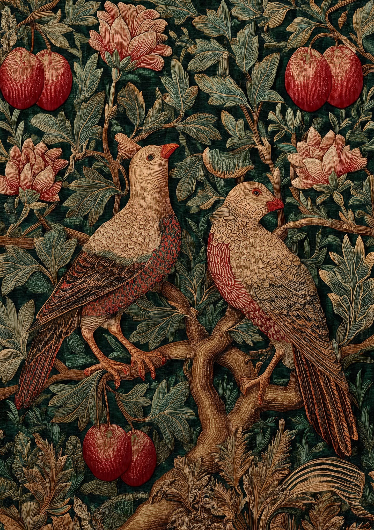 William Morris Birds Print, Heritage Wall Art