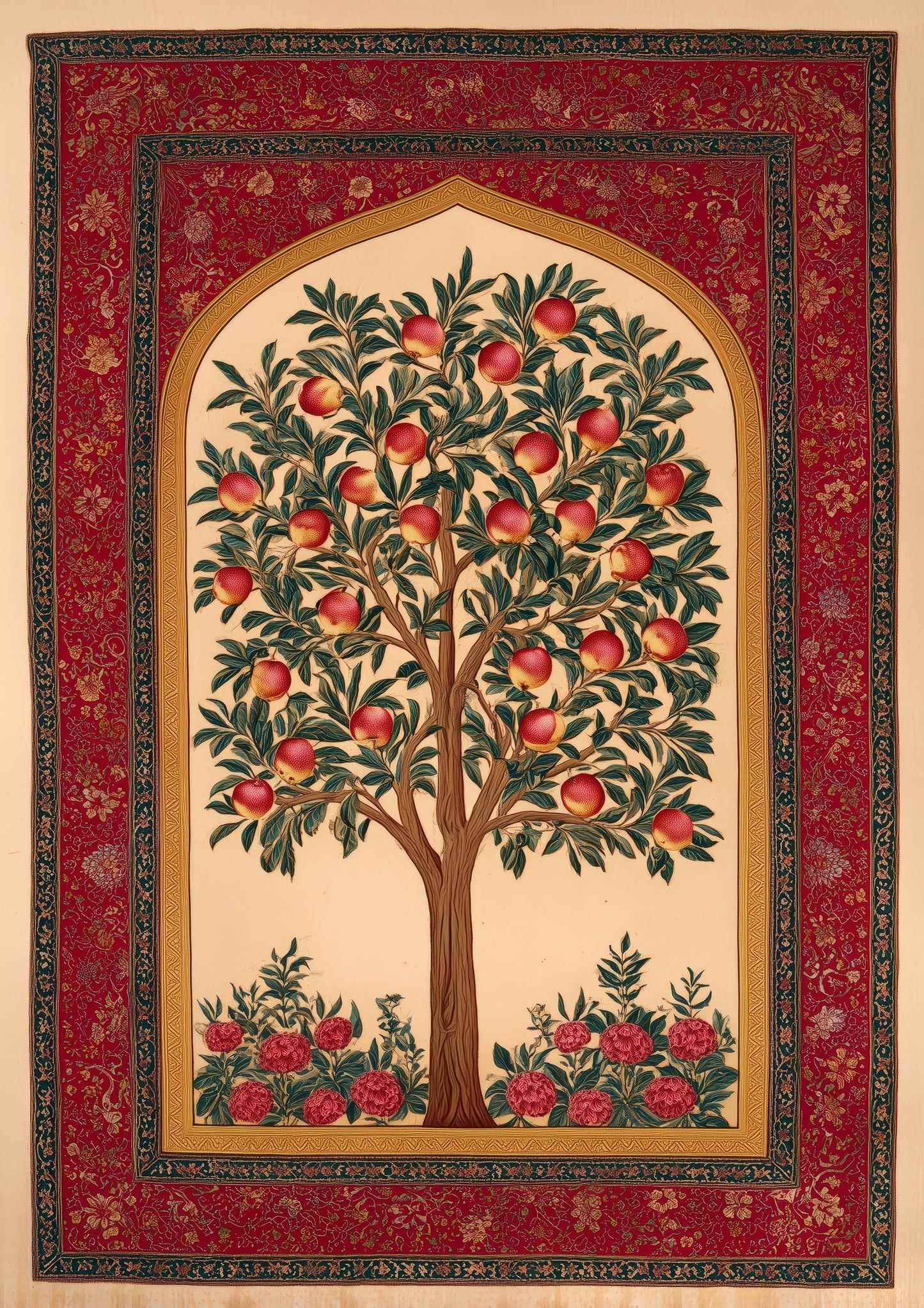 Heritage Tree of Life Print, Indian Wall Art