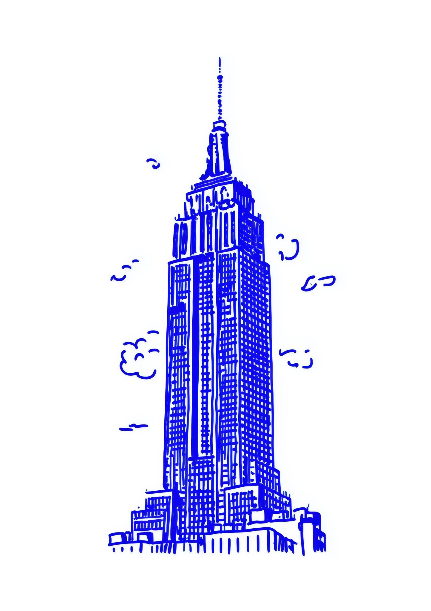 Empire State Building Print, New York Wall Art
