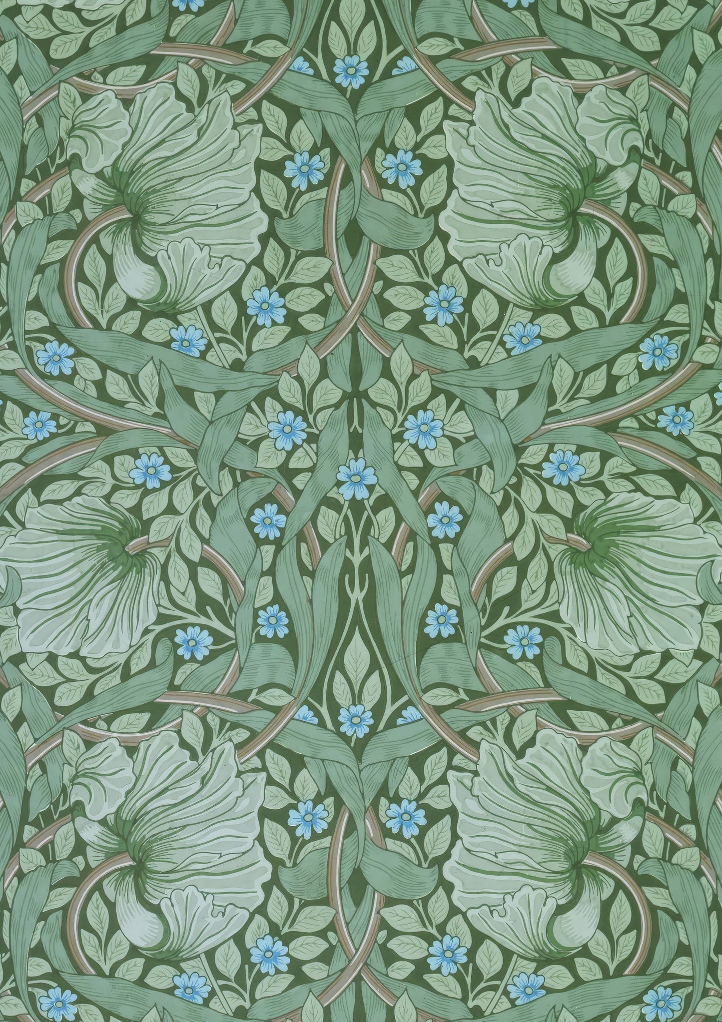 Pimpernel Print, William Morris Style Wall Art