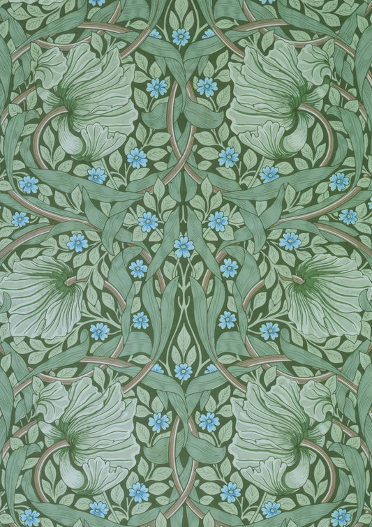Pimpernel Print, William Morris Style Wall Art