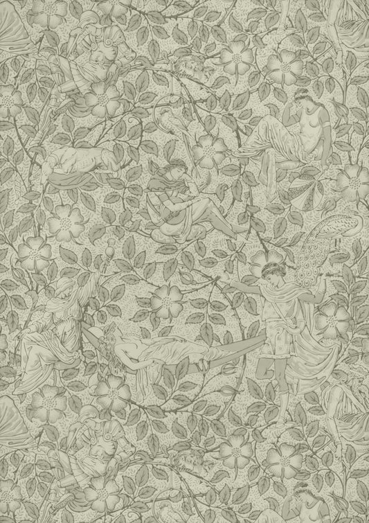 Bird and Branch Print, Heritage Wallpaper Wall Art