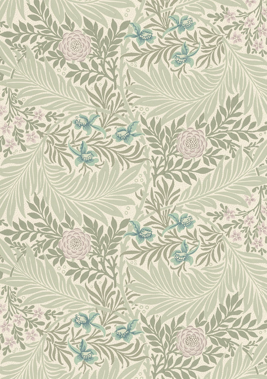 Floral Damask Print, William Morris Style Wall Art