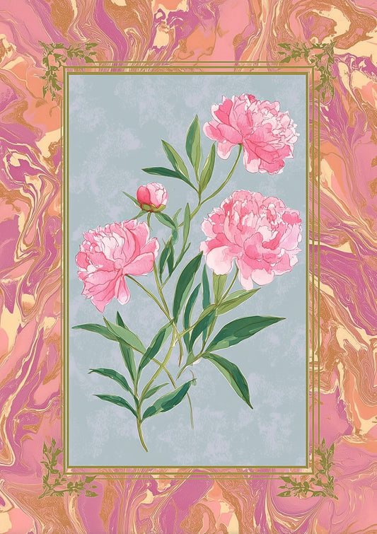 Pink Carnation Print, Framed Floral Wall Art