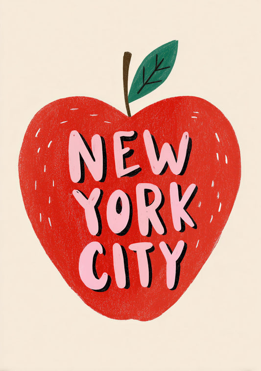 New York City Print, Typography Wall Art