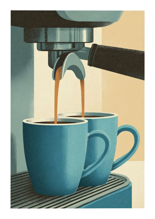 Espresso Print, Kitchen Coffee Wall Art