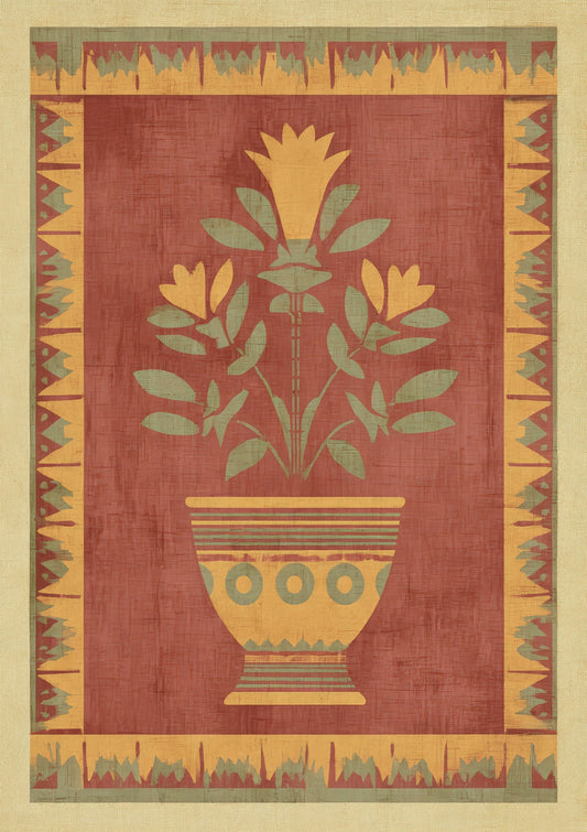 Folk Bouquet Print, Heritage Wall Art