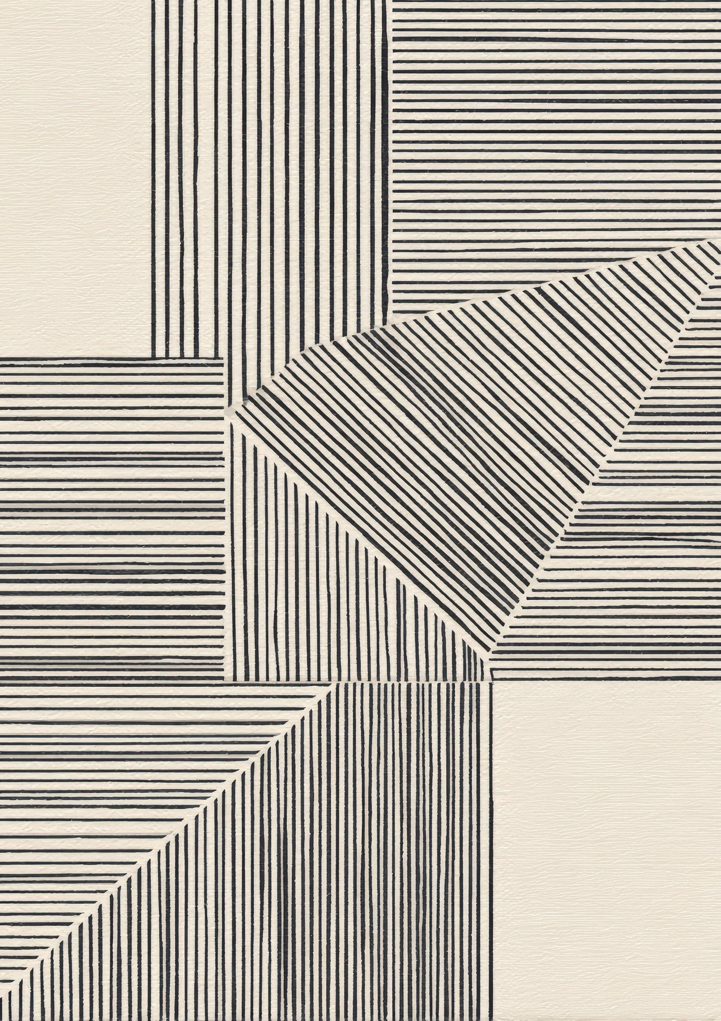 Abstract Line Print, Minimalist Geometric Wall Art