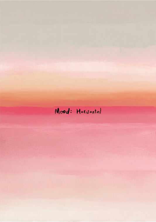 Sunset Colour Field Print, Abstract Wall Art
