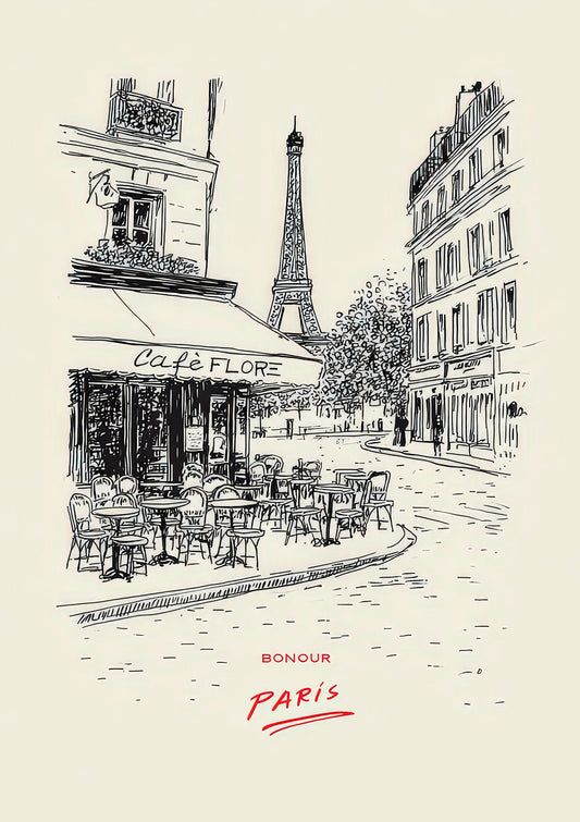 Drink in Peace Print, Line Wine Wall Art