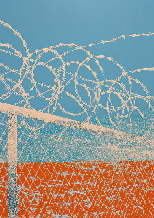 Chain Link Print, Pop Art Wall Art