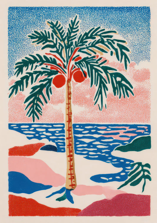 Matisse Palms Print, Coastal Wall Art