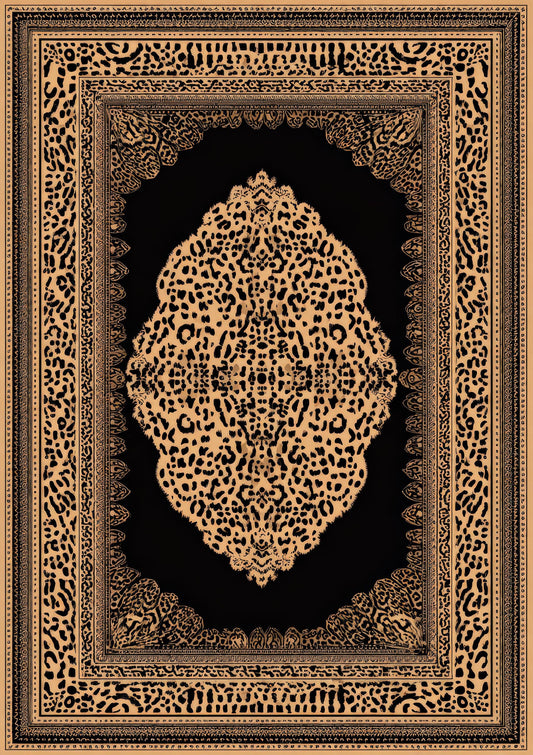 Leopard Print Rug, Animal Wall Art