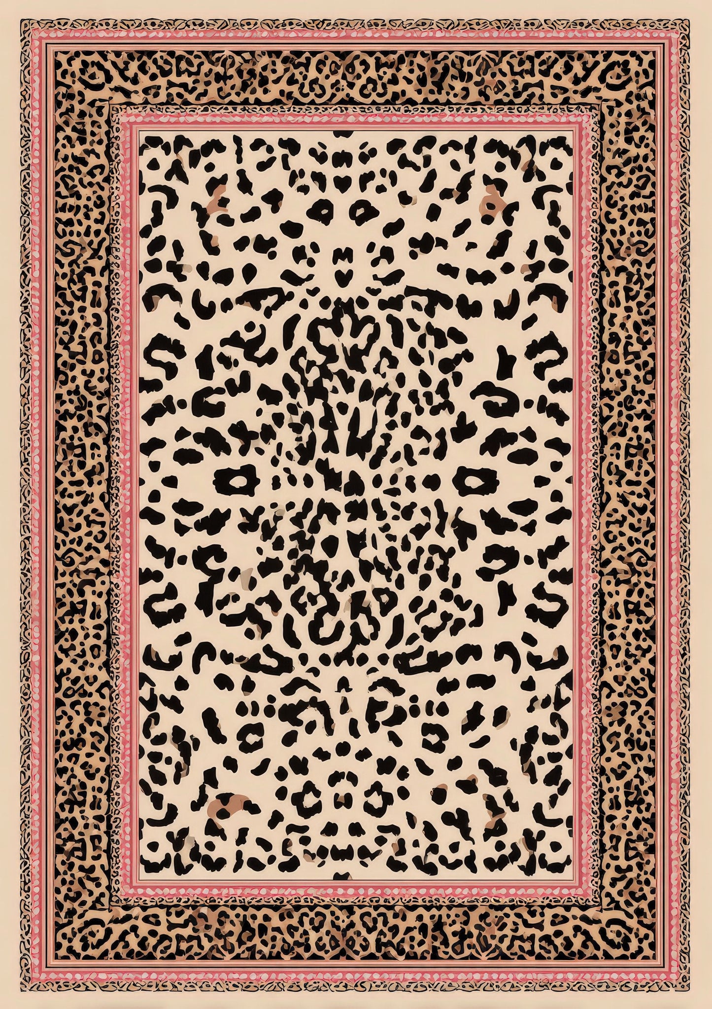 Leopard Print Wall Art, Bold Animal Print