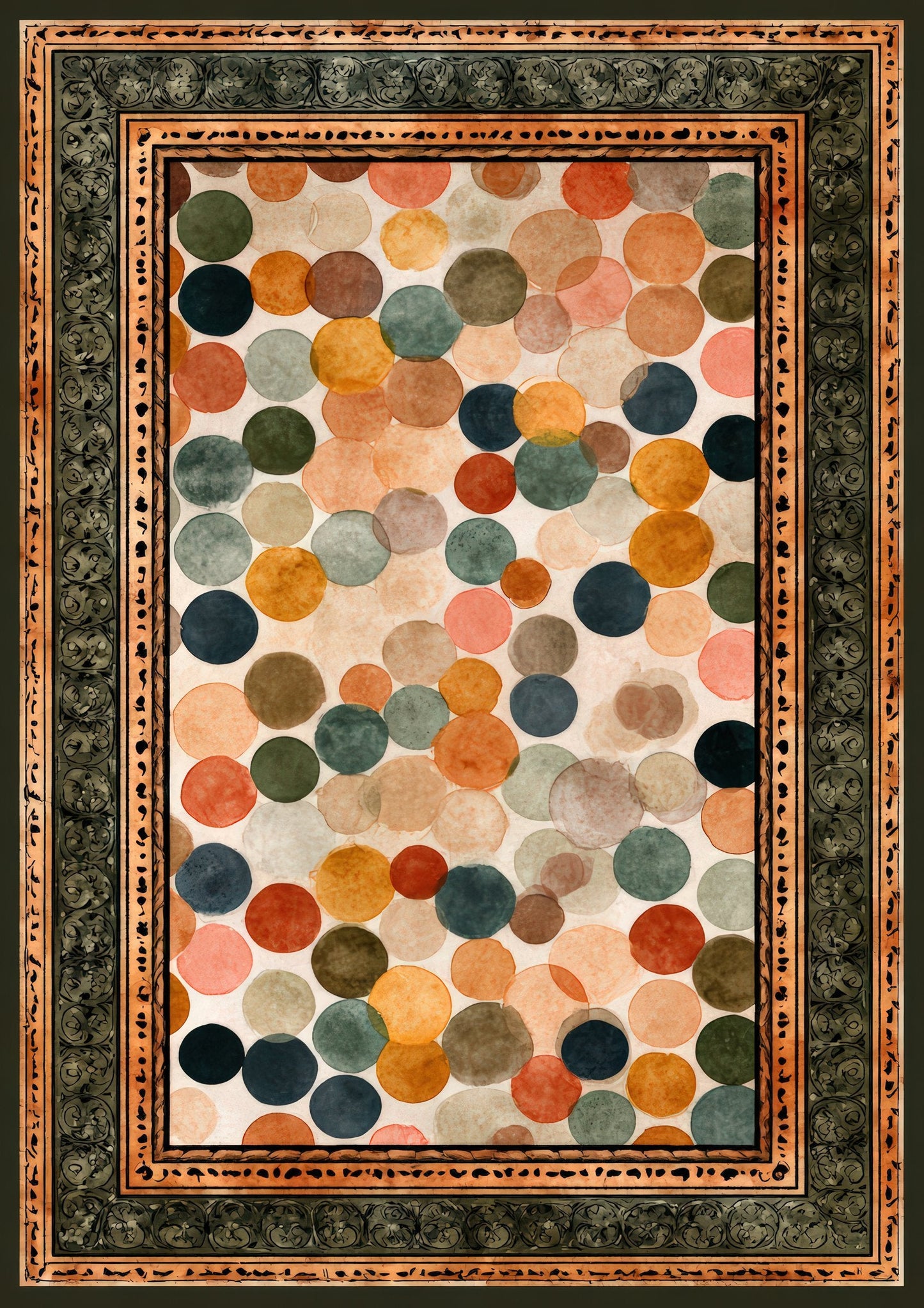 Confetti Floral Print, Bold Wall Art