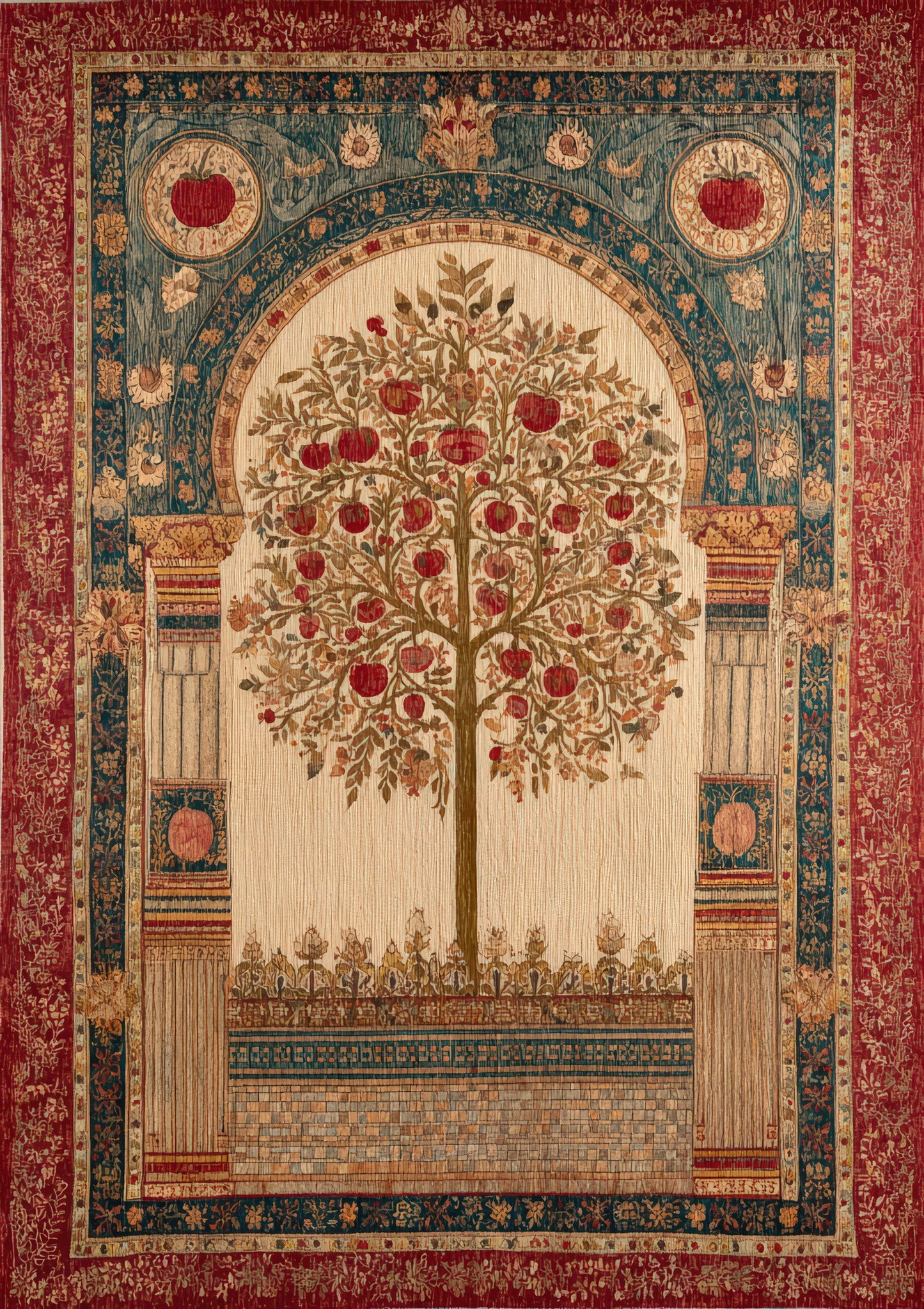 Persian Tree of Life Print, Heritage Wall Art