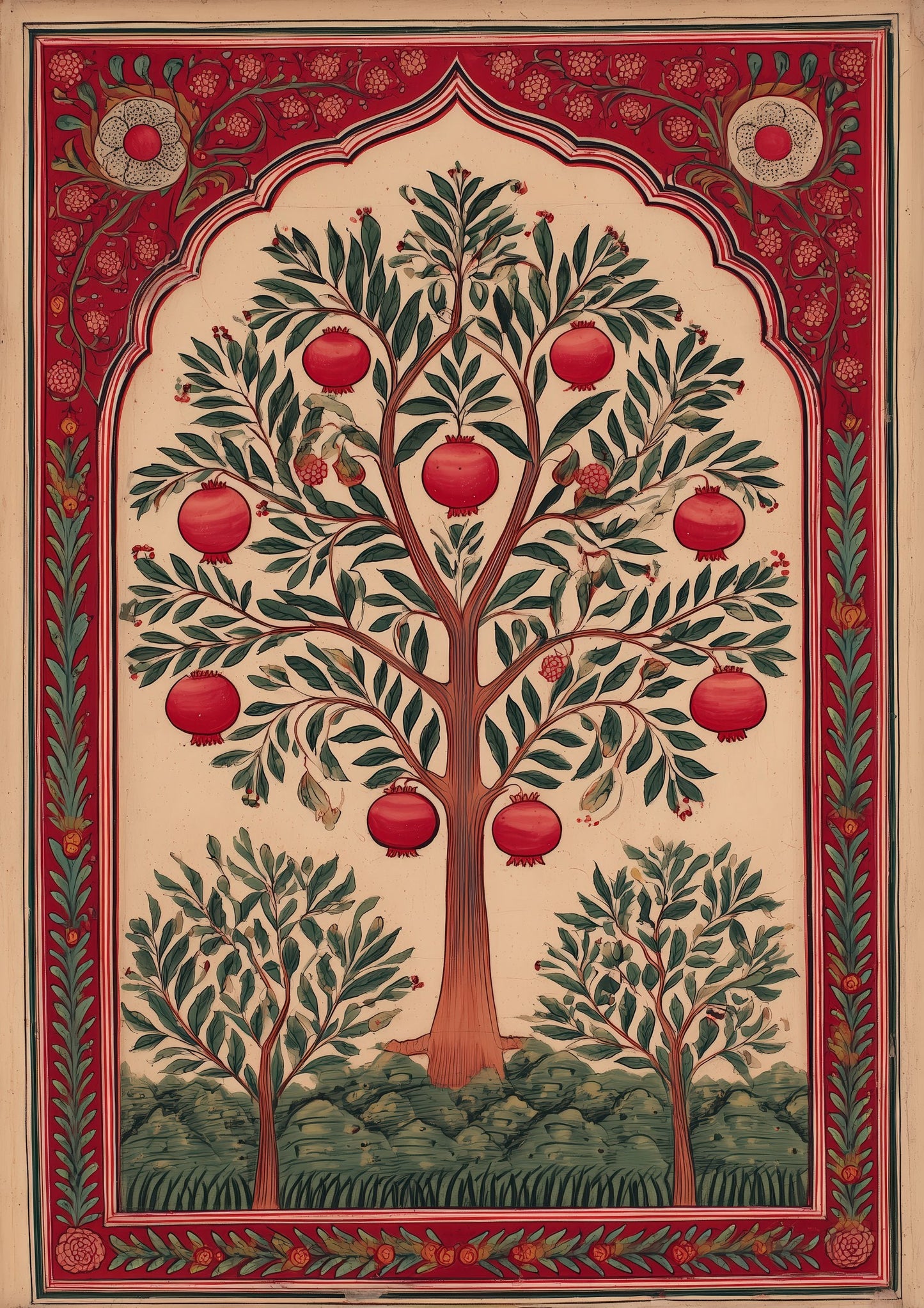 Tree of Life Print, Indian Heritage Wall Art