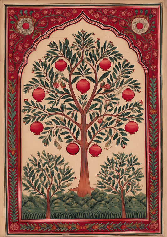 Tree of Life Print, Indian Heritage Wall Art