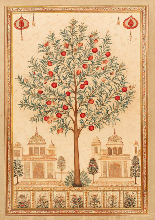 Indian Tree of Life Print, Heritage Wall Art