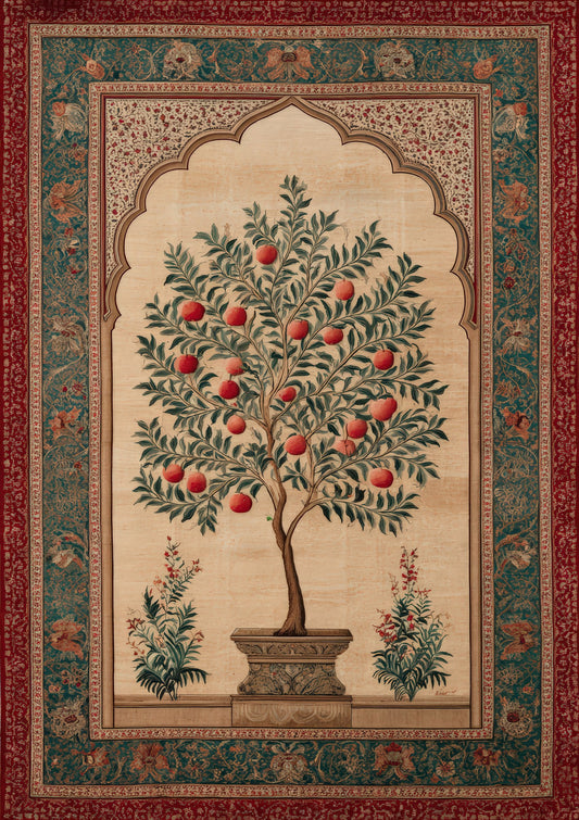 Tree of Life Print, Mughal Heritage Wall Art