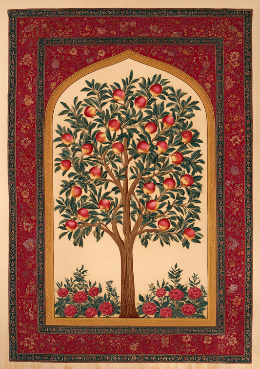 Heritage Tree of Life Print, Indian Wall Art