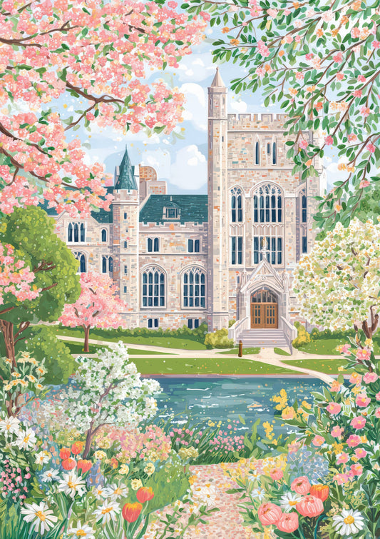 Castle Gardens Print, Travel Wall Art